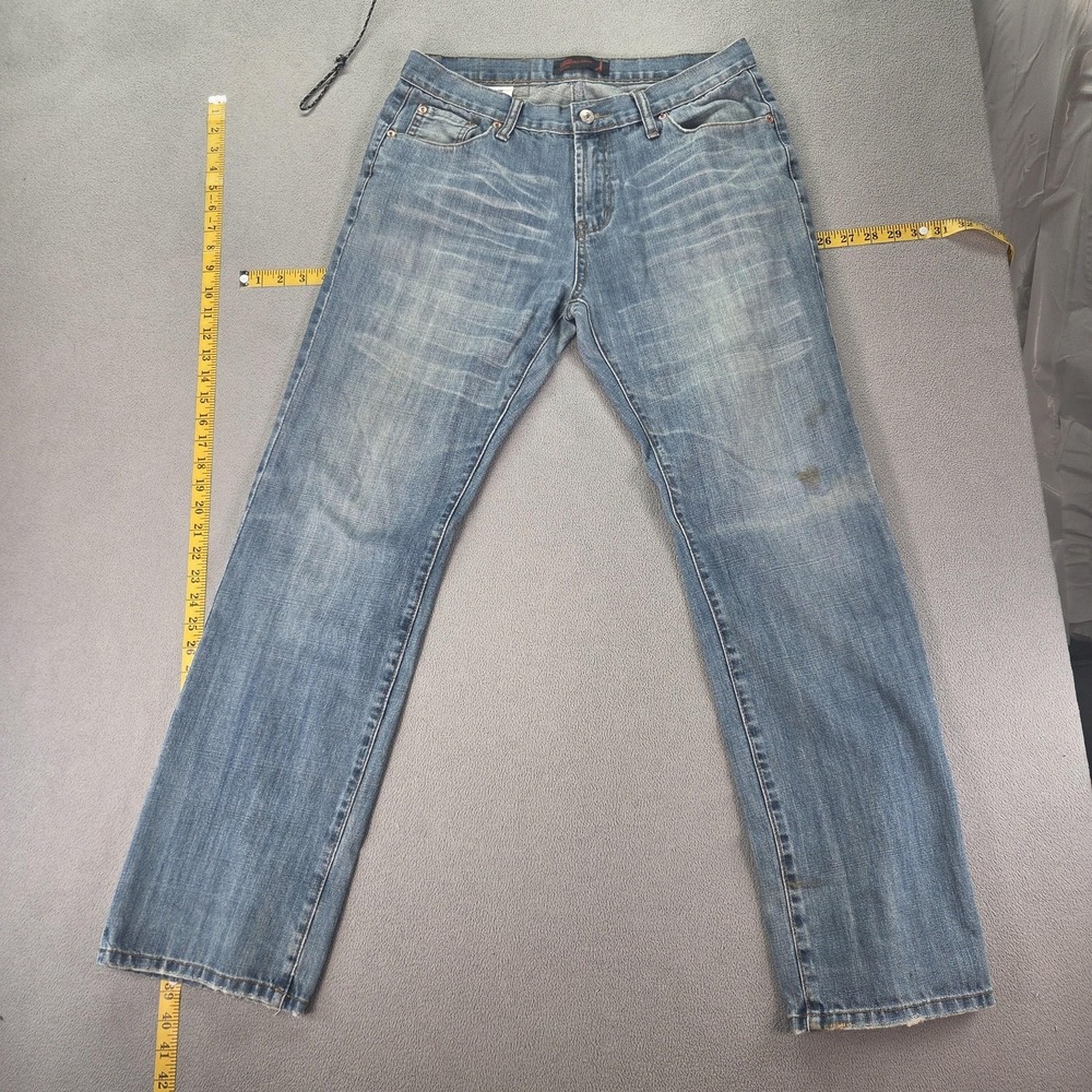 Levis Mens Jeans Blue Light Wash Regular Straight Fits 30x31
